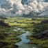 do stunning fantasy landscape, background illustration