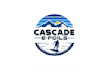 design cascade foils flying water logo