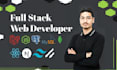 develop a full stack web app using laravel and react or next
