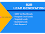 build verified b2b lead lists with emails and linkedin