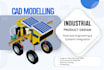 design professional cad models for industrial manufacturing and robotics