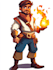 do 2d character design, 2d game character, concept