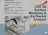 civil 3d surface modeling and cut fill volume analysis
