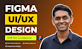 design modern UI UX for website, mobile app using figma