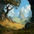 design amazing fantasy landscape