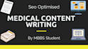 do medical content writing mbbs student
