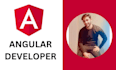 develop and integrate angular app with rest API or firebase