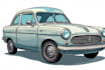 make vector car illustration in cartoon style