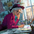 create an amazing superhero or fantasy comic illustration