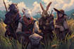 draw dnd character and dnd party illustration