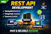 develop secure rest apis using java spring boot and postgresql