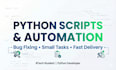 write python scripts and fix bugs