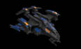 create 3d sci fi spaceship model, starship, hard surface military vehicle model