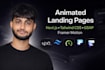 build an animated next js landing page with gsap