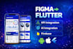 develop a flutter app, convert figma to flutter app