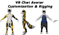 edit, customize furry vrchat avatar facial full body tracking vtuber expression
