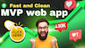 build a fast and clean mvp web app for your startup