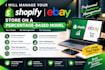 manage your shopify and ebay store on a percentage based model