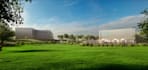 renovate warehouse exterior 3d rendering, distribution centre, industrial units