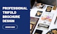 design business brochure, trifold brochure design