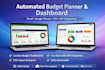 create automated excel google spreadsheet csv budget planner dashboard 2026 api