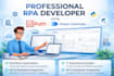 develop rpa automation using uipath and power automate