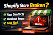 fix shopify broken store