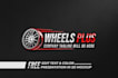 do a modern wheel, tire, and automobile modification logo