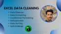 do excel data clean, merge, deduplicate, format, split, sort
