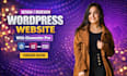 build responsive wordpress website design, blog or website development