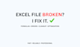 fix, clean, or repair your excel file fast