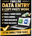 be your reliable data entry expert web research etc