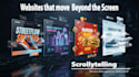 an immersive 3d website with scroll animation