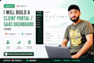 build a saas dashboard or client portal using lovable dev and supabase