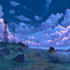 draw anime background and environment art
