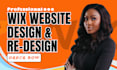 wix website redesign wix website design wix website development wix website