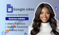 design a professional business website using google sites