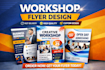 design a professional workshop flyer fast and creatively