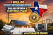 do utility interconnection solar design and electrical plans with texas pe stamp