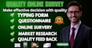provide survey responses for google forms and  jotform