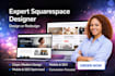 build squarespace website design or redesign, website development squarespace