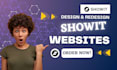 update showit website redesign showit template design showit website development