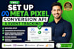 setup meta pixel, conversion API and events tracking