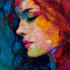create a digital abstract art illustration