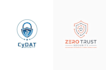 design tech crypto security technology logo