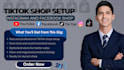 setup a tiktok dropshipping shop for you