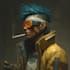 make a cyberpunk character art