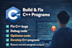 fix bugs and optimize c plus plus code