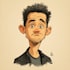 draw artistic cartoon caricatures