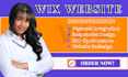 wix website redesign wix website design wix website development wix website